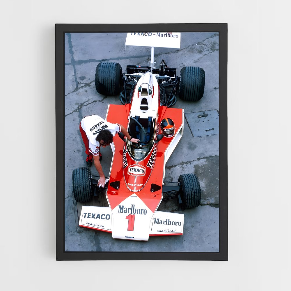 Poster Mclaren Entrez – affiche Voitures de Formule 1 (vue 2)